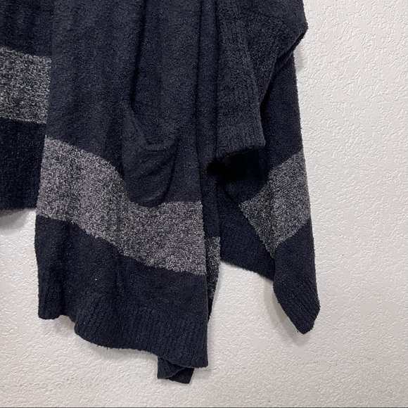 Barefoot Dreams Cozychic Lite cliffside wrap black graphite one size - Picture 5 of 9